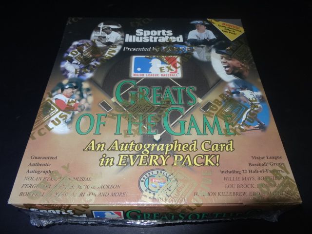 1999 Fleer Greats of the Game Baseball Box