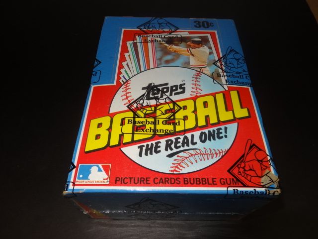 1984 Topps Baseball Unopened Wax Box (In 1982 Display)