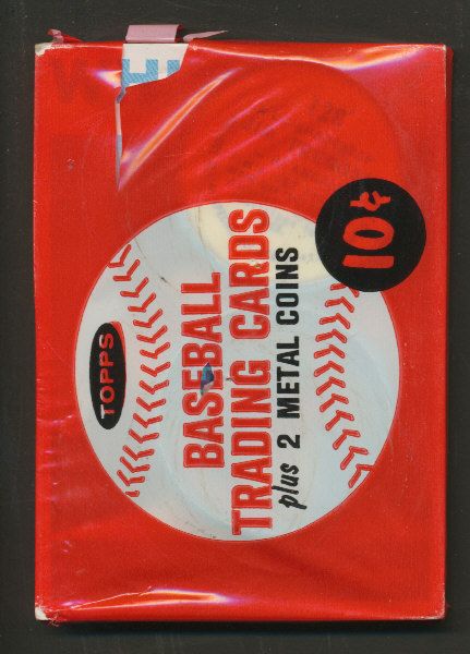 1964 Topps Baseball Unopened 7th Series Cello Pack