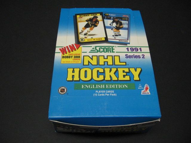1991/92 Score Hockey Series 2 Box (Can/Eng)