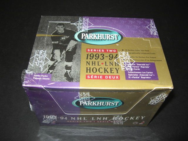 1993/94 UD Parkhurst Hockey Series 2 Box (Bi-Lingual) (Jumbo)