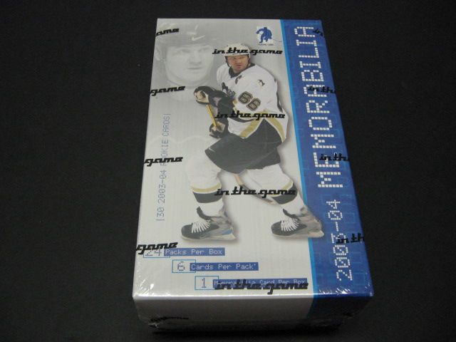 2003/04 ITG In The Game Memorabilia Hockey Box