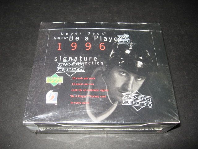 1995/96 Upper Deck 1996 Be A Player Signature Hockey Box