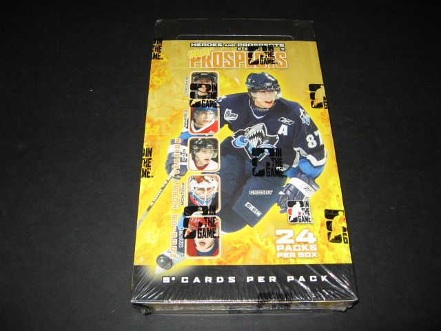 2005/06 ITG In The Game Heroes Prospects Series 2 Hot Prospects Hockey Box