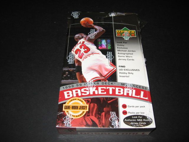 1998/99 Upper Deck MJ Access Basketball Box (Hobby) (24/10)