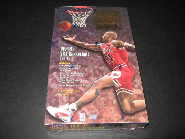 1996/97 Topps Stadium Club Basketball Series 2 Box (Retail) (32/5)