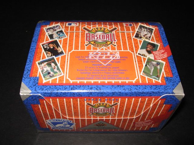 1992 Upper Deck Baseball Low Series Jumbo Box (20/23)
