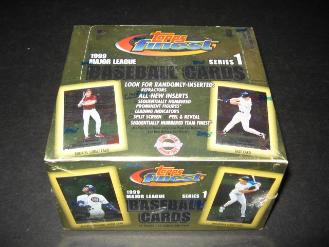 1999 Topps Finest Baseball Series 1 Jumbo Box (HTA)