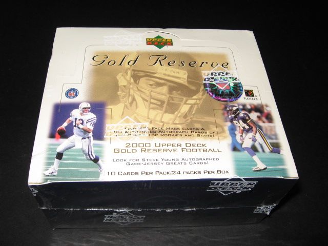 2000 Upper Deck Gold Reserve Football Box (Hobby)