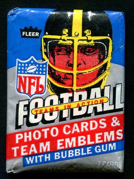 1984 Fleer Football Unopened Wax Pack