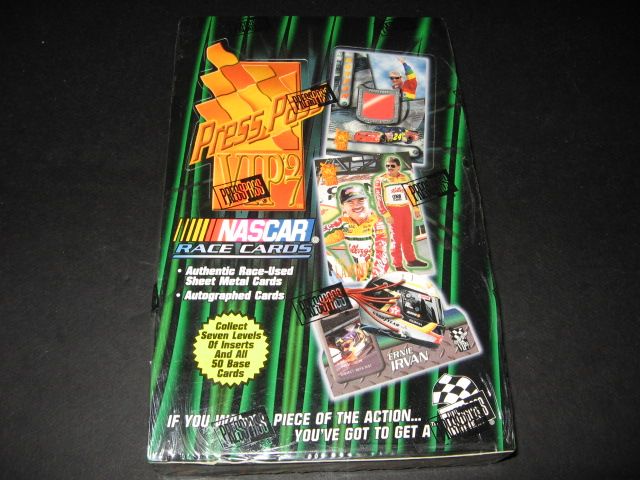 1997 Press Pass VIP Racing Race Cards Box (Hobby)