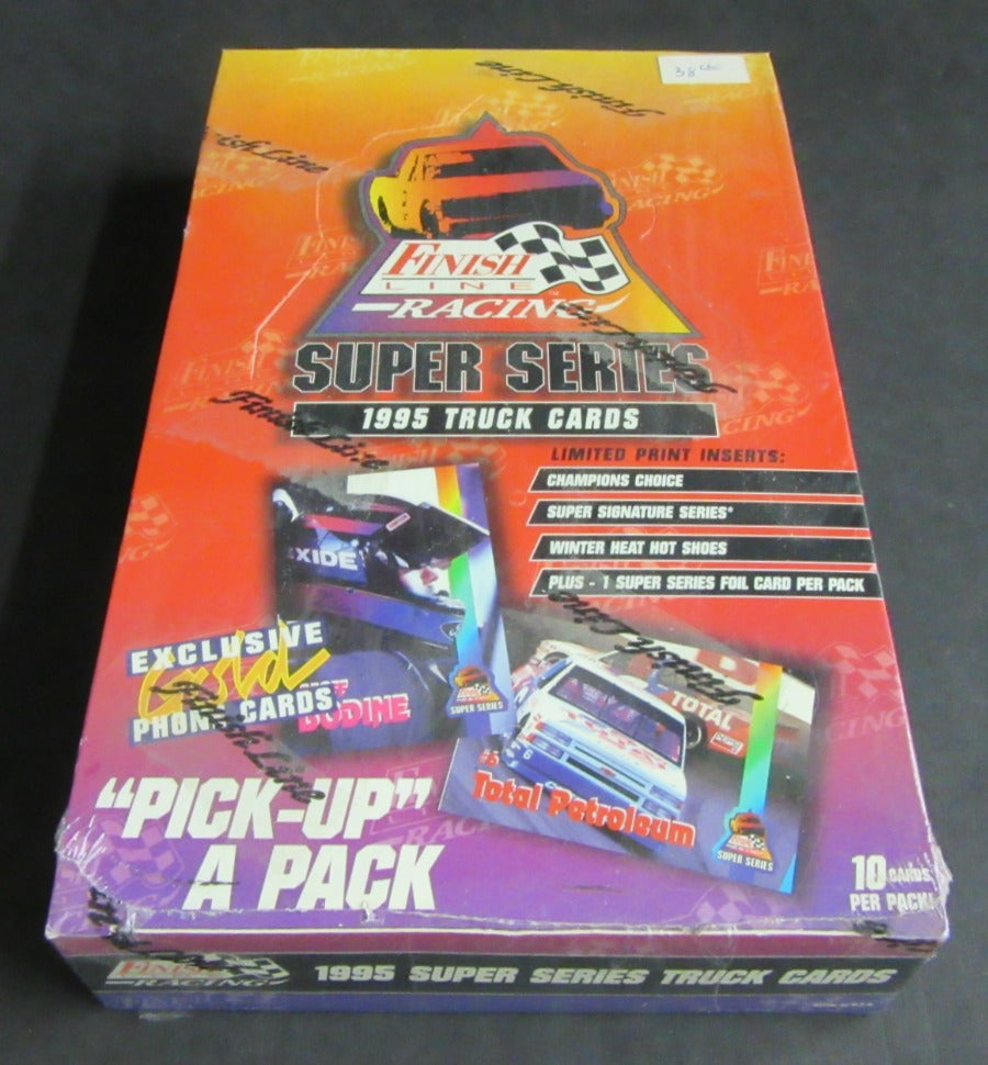 1995 Finish Line Truck Series Racing Race Cards Box (Hobby)