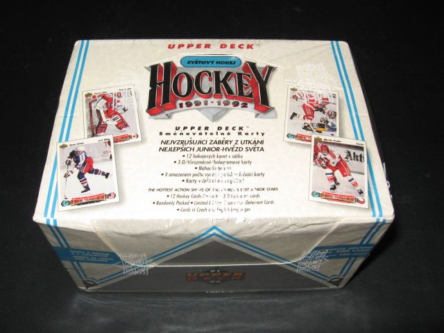 1991/92 Upper Deck Hockey Box (Czech)