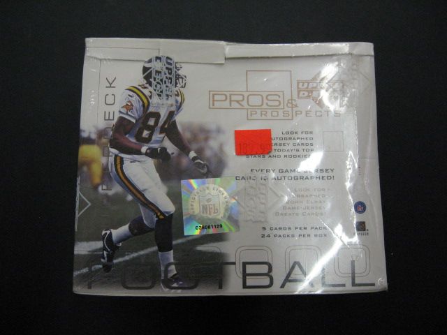 2000 Upper Deck Pros & Prospects Football Box (Hobby)