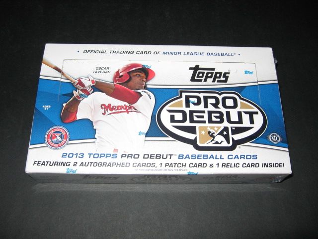 2013 Topps Pro Debut Baseball Box (Hobby)