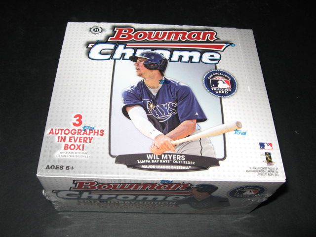 2013 Bowman Chrome Baseball Jumbo Box (Hobby)