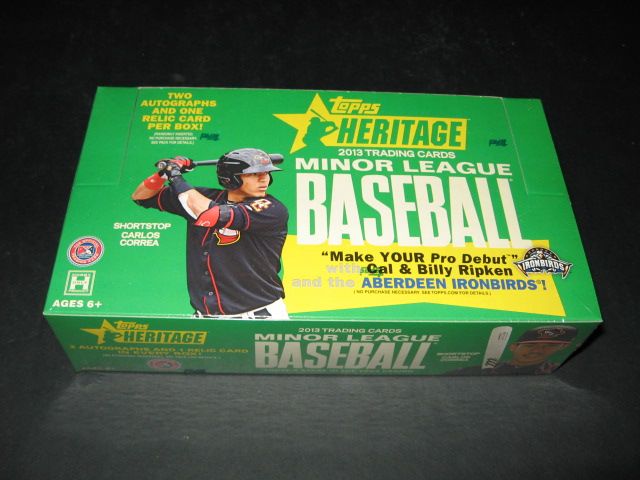 2013 Topps Heritage Minor League Baseball Box (Hobby)