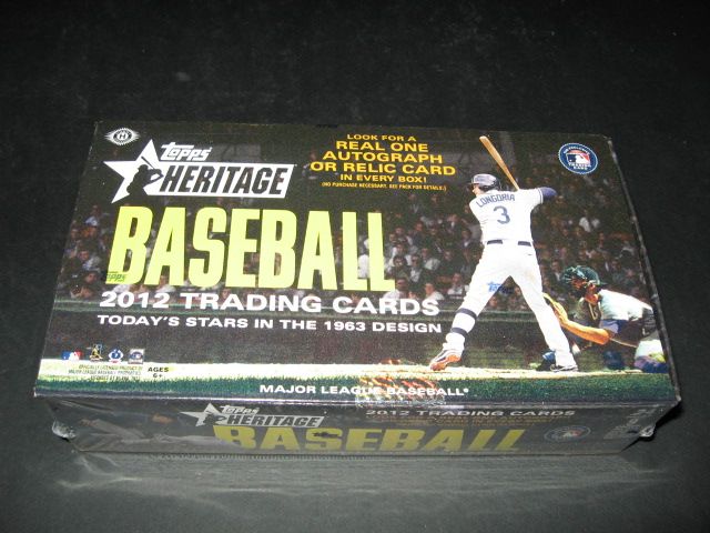 2012 Topps Heritage Baseball Box (Hobby)