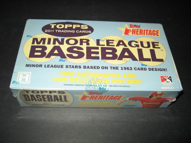 2011 Topps Heritage Minor League Baseball Box (Hobby) (24/9)