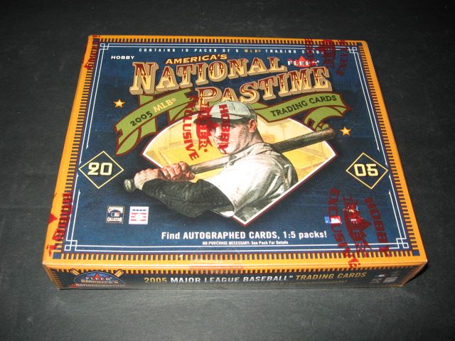 2005 Fleer National Pastime Baseball Box (Hobby)
