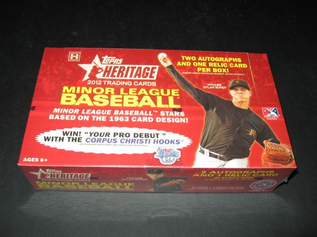 2012 Topps Heritage Minor League Baseball Box (Hobby)