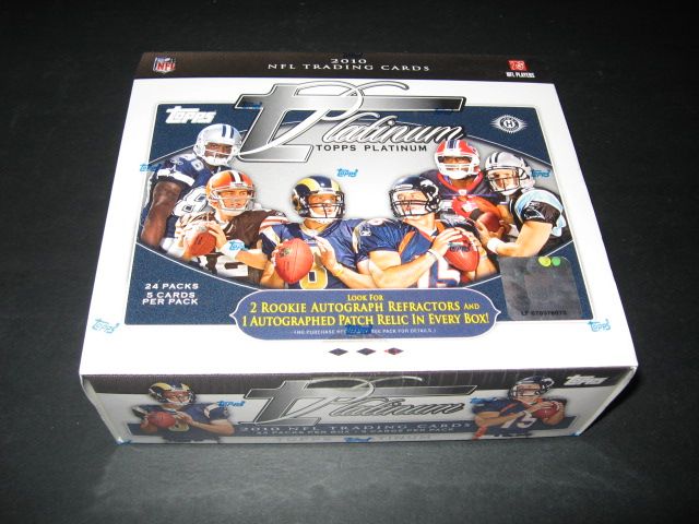 2010 Topps Platinum Football Box (Hobby)