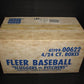 1986 Fleer Baseball Sluggers vs. Pitchers Factory Set Case (4/24)