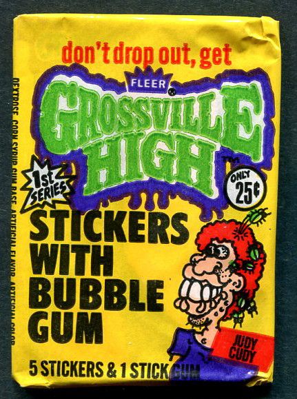 1986 Fleer Grossville High Unopened Wax Pack