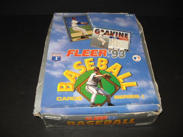 1993 Fleer Baseball Series 1 Rack Box