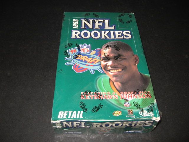 1996 Classic NFL Rookies Football Box (Retail)