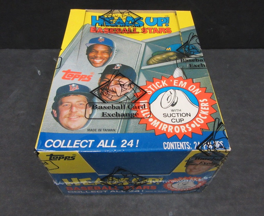 Issue Box Unopened 1989 Topps Baseball Heads Up Unopened Box (Test Issue) (BBCE ...