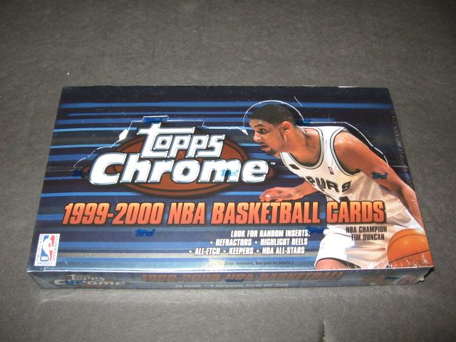 1999/00 Topps Chrome Basketball Box (Retail)
