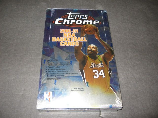 2000/01 Topps Chrome Basketball Box (Retail)