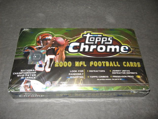 2000 Topps Chrome Football Box (Retail)