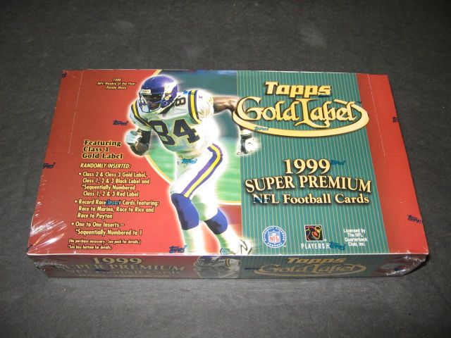 1999 Topps Gold Label Football Box (Retail)