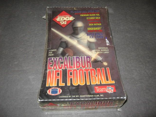 1994 Collectors Edge Excalibur Football Box