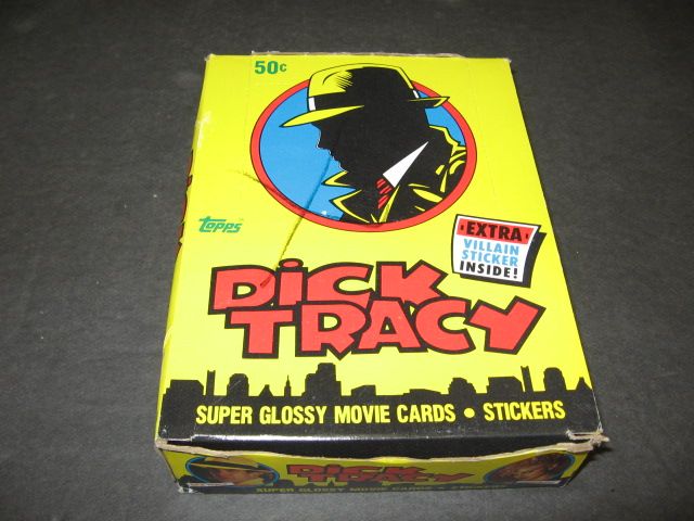 1990 Topps Dick Tracy Unopened Box