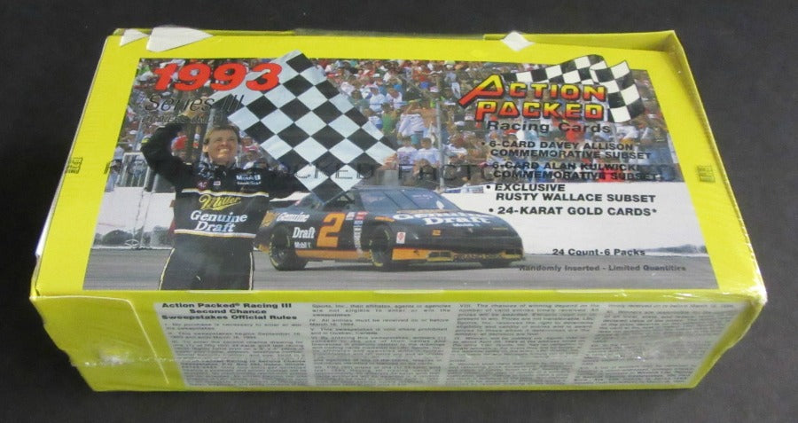 1993 Action Packed Racing Race Cards Series 3 Box
