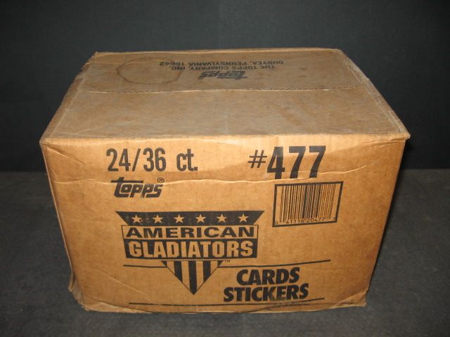 1991 Topps American Gladiators Case (24 Box)