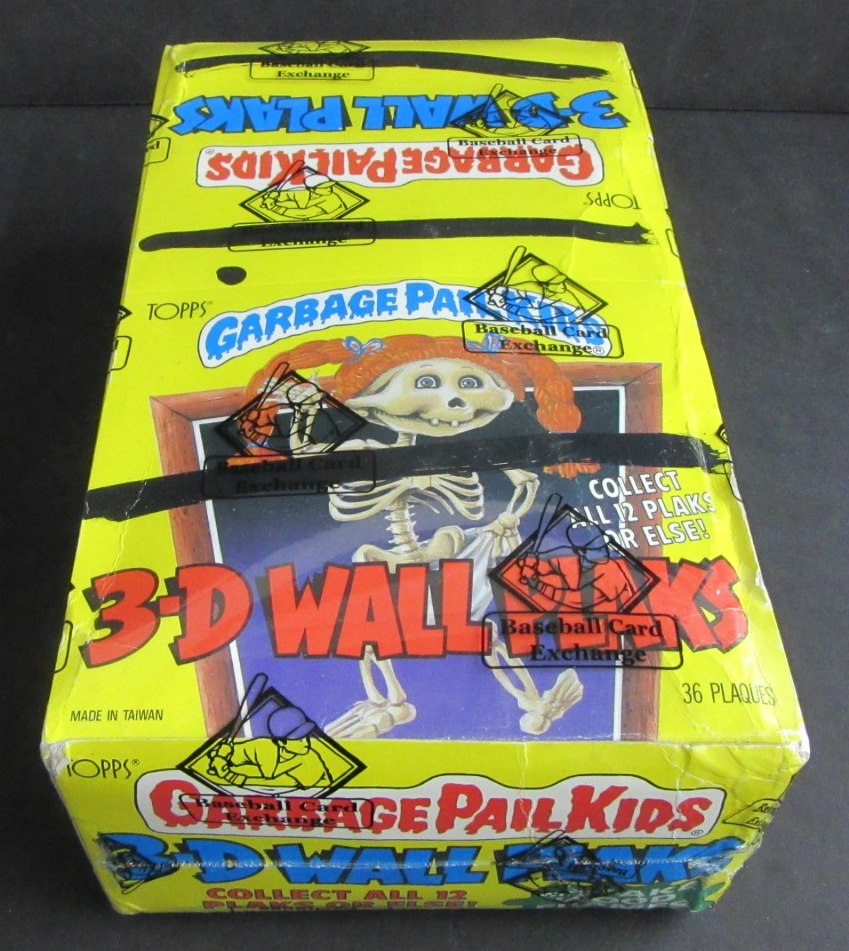 1986 Topps Garbage Pail Kids 3-D Wall Plaks Unopened Box (BBCE)