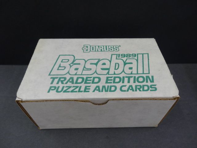 1989 Donruss Baseball Traded Factory Set Box (15 Sets) (Authenticate)