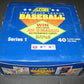 1992 Score Baseball Series 1 Jumbo Box