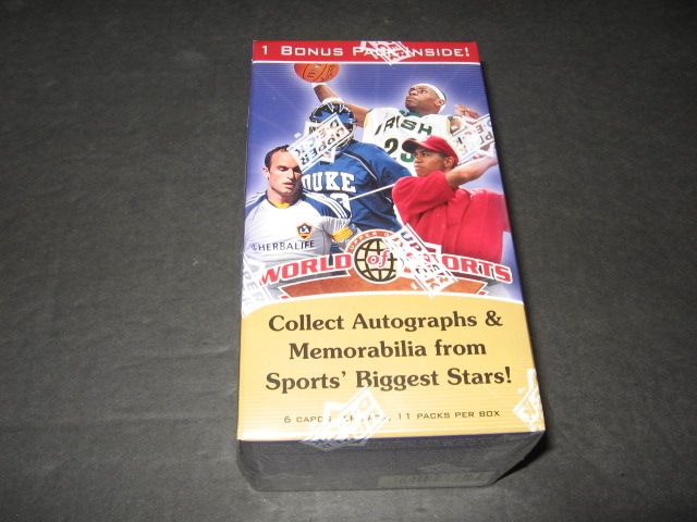 2010 Upper Deck World Of Sports Blaster Box (11/6)