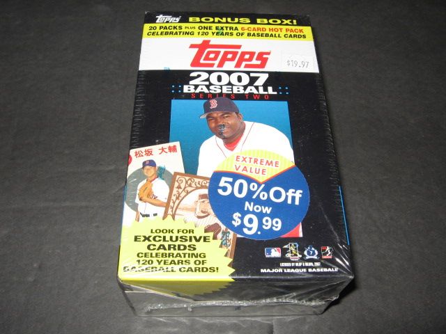 2007 Topps Baseball Series 2 Blaster Box (21/6)