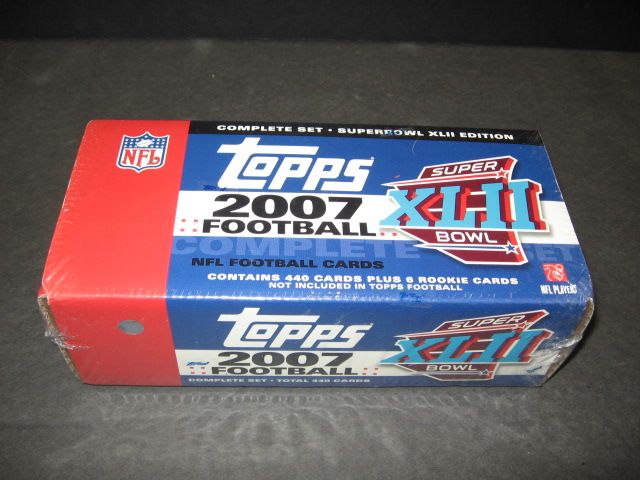 2007 Topps Football Factory Set (Super Bowl XLII)