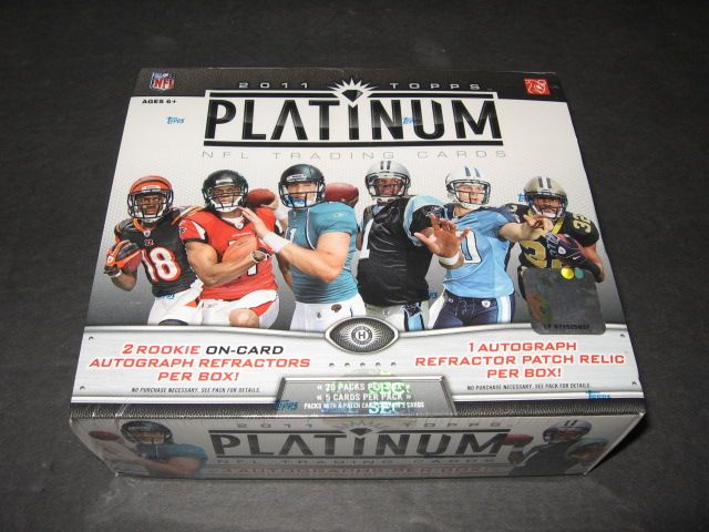 2011 Topps Platinum Football Box (Hobby)