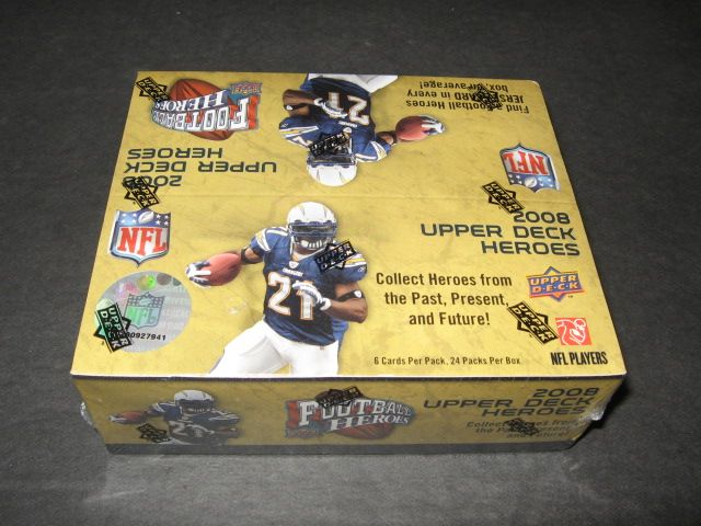 2008 Upper Deck Heroes Football Box (Retail)