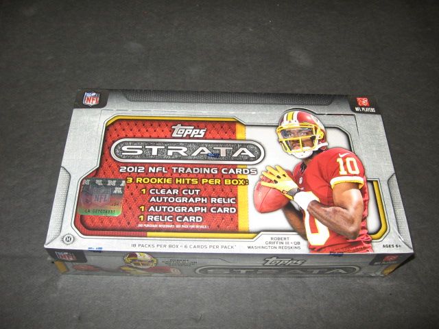 2012 Topps Strata Football Box (Hobby)