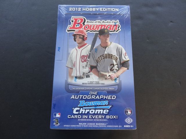 2012 Bowman Baseball Box (Hobby)