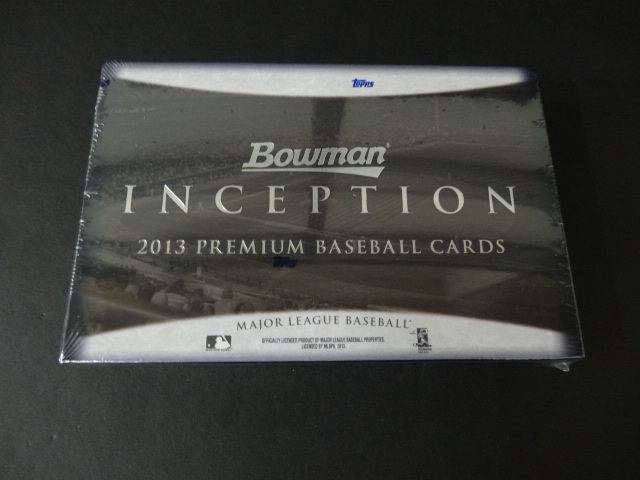 2013 Bowman Inception Baseball Box (Hobby)